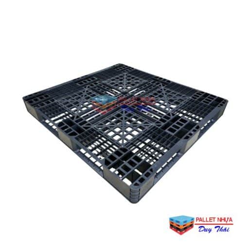 Pallet nhựa chữ thập 1100 x 1200 x 120 mm (1)