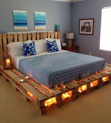 10 mẫu pallet gỗ làm giường đẹp mà chắc chắn nhất 2019