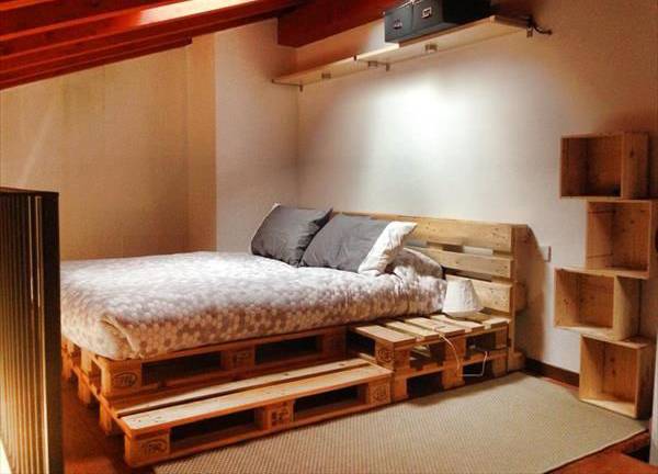 10 mẫu pallet gỗ làm giường đẹp mà chắc chắn nhất 2019