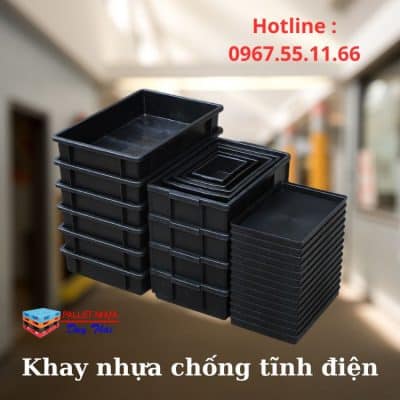 Khay nhựa chống tĩnh điện