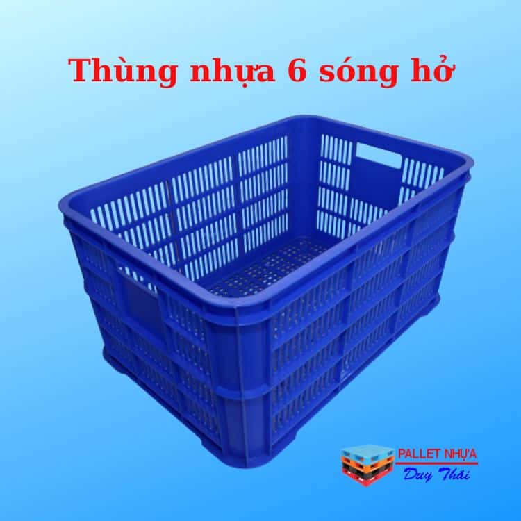 Hình ảnh Thùng nhựa 6 sóng hở