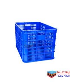 Thùng nhựa sóng hở Việt Nhật 610x420x360mm